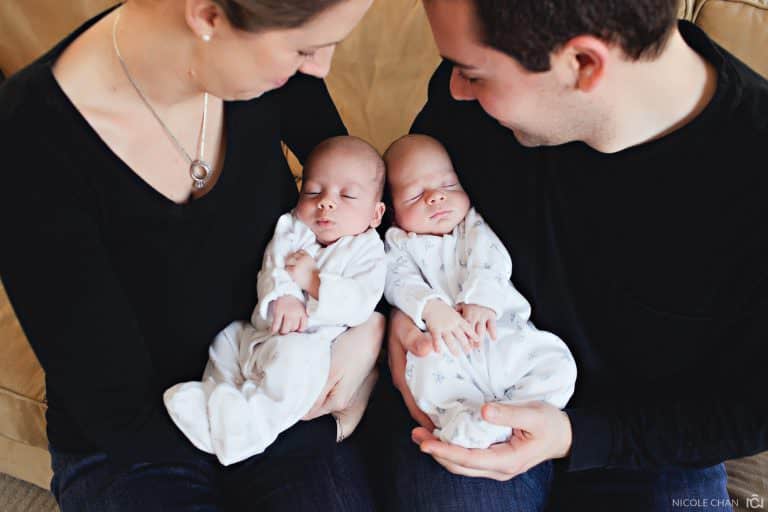 Boston baby photographer – Boston’s first babies of 2012 – Grace + Luke