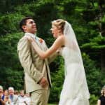 Moraine Farm estate wedding outdoor ceremony and reception photos in Beverly, MA
