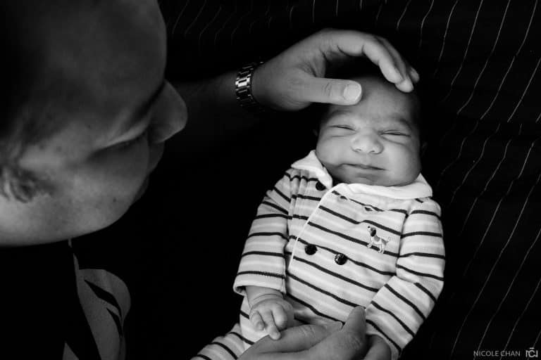 Boston newborn and family portraits – 13 day old Ronan
