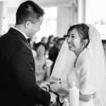 Wedding photographs of Asian couple at Granite Links Country Club in Quincy, MA