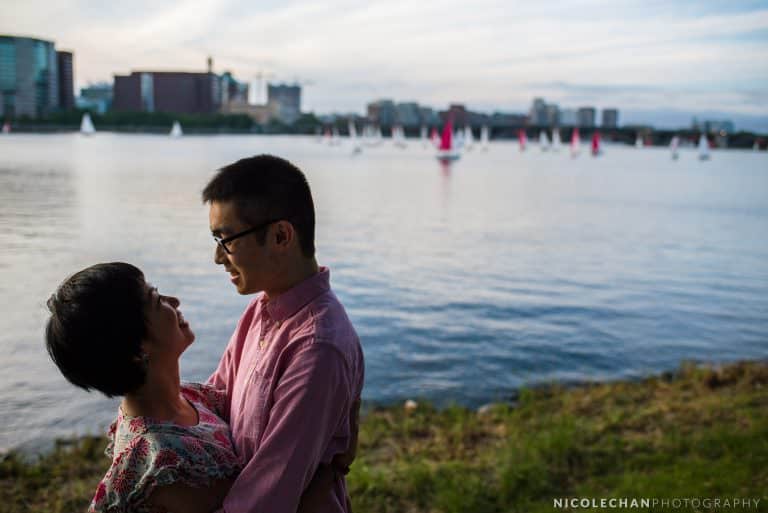 Boston Charles River marriage proposal – Allen + Siting