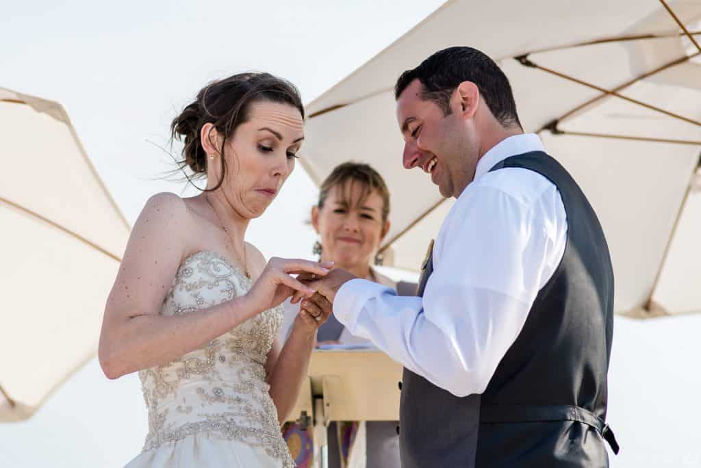 Wychmere wedding on the beach in Harwich Port, MA
