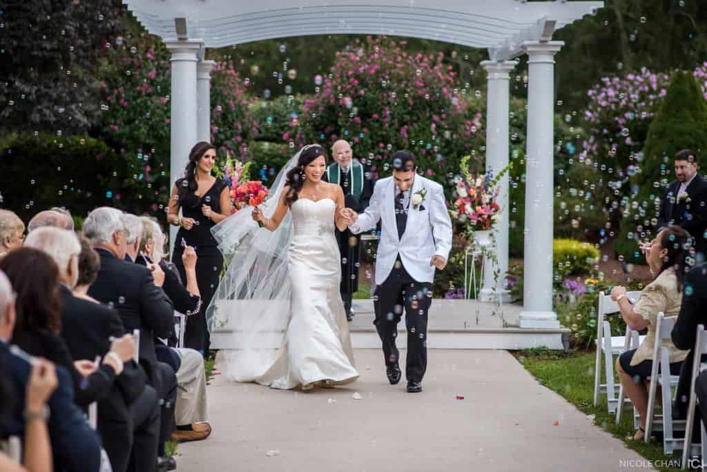 Multi-cultural Outdoor wedding at The Villa in East Bridgewater, MA