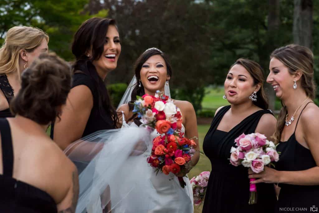 Multi-cultural Outdoor wedding at The Villa in East Bridgewater, MA