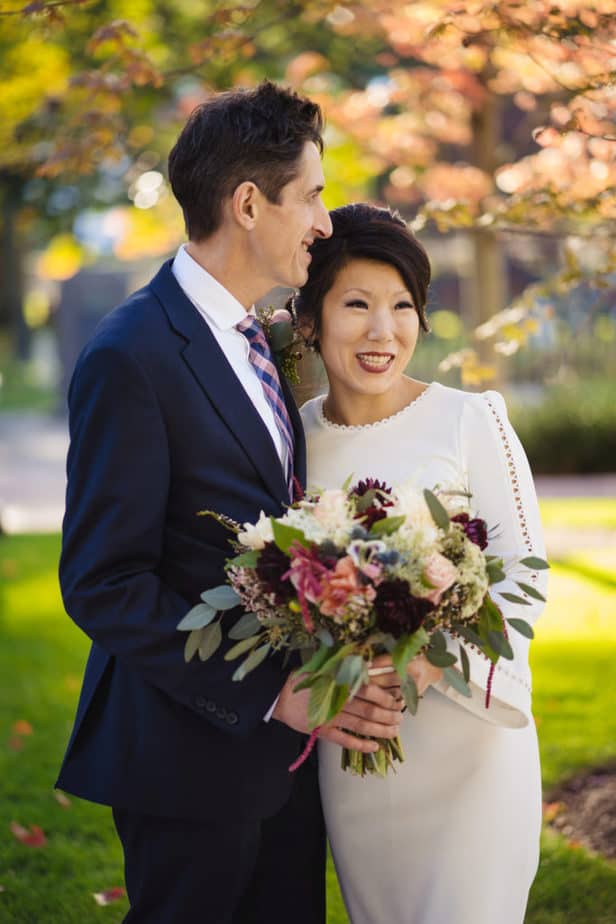 Quincy, MA City Hall wedding photos by Nicole Chan Photography