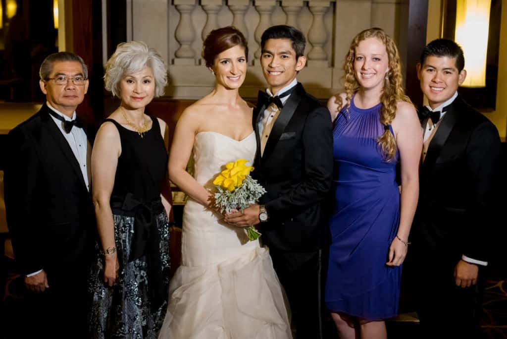 boston wedding family photo