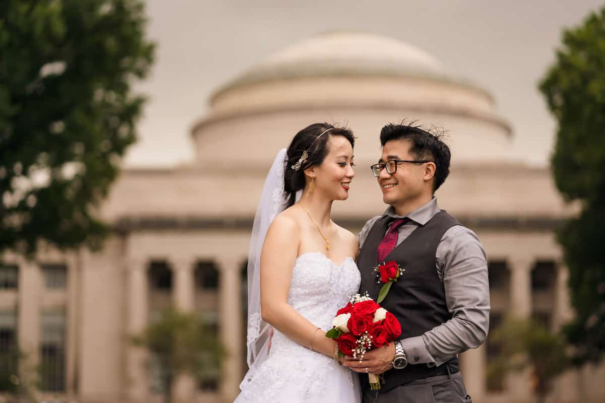 Boston micro wedding at MIT