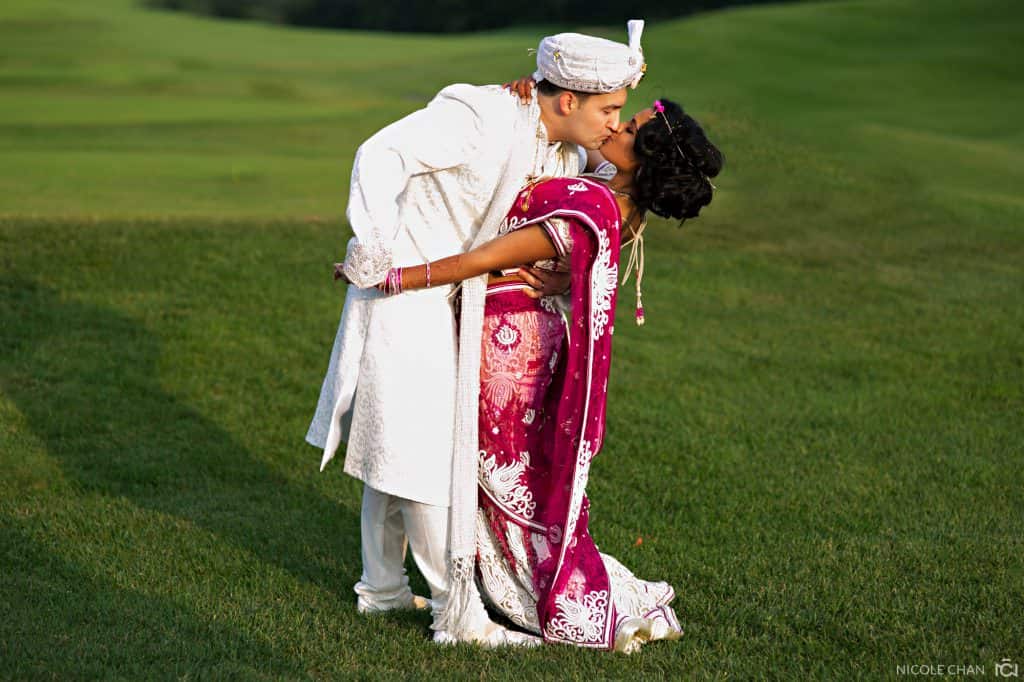 Indian Pond Country club south asian wedding photos in Kingston, MA