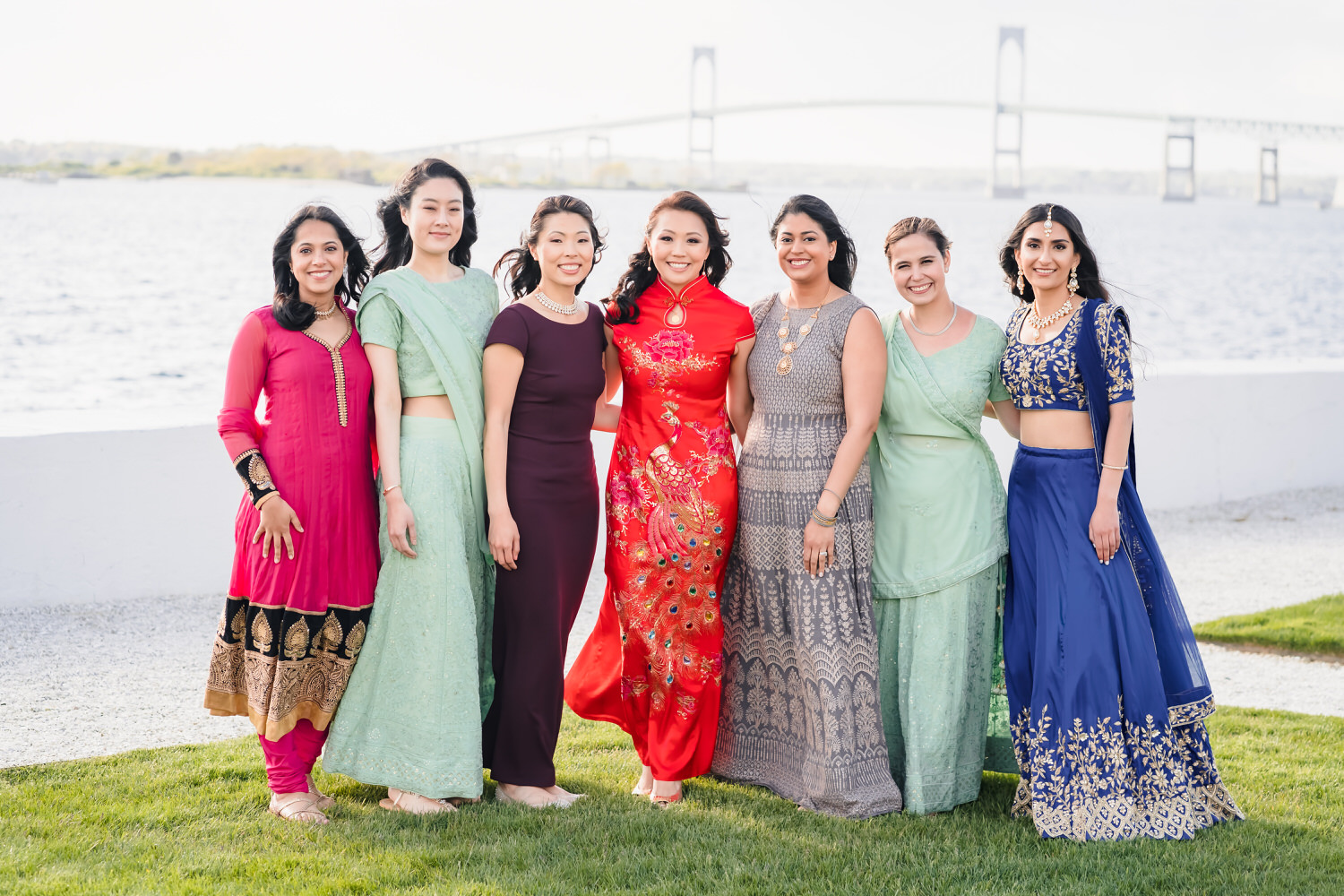 Chinese and Indian wedding at Belle Mer in Newport, Rhode Island by Nicole Chan Photography