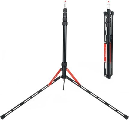 a tripod with two legs and a handle.