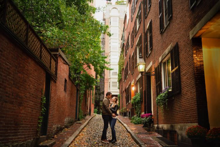 acortn street boston engagement photos by nicole chan photography