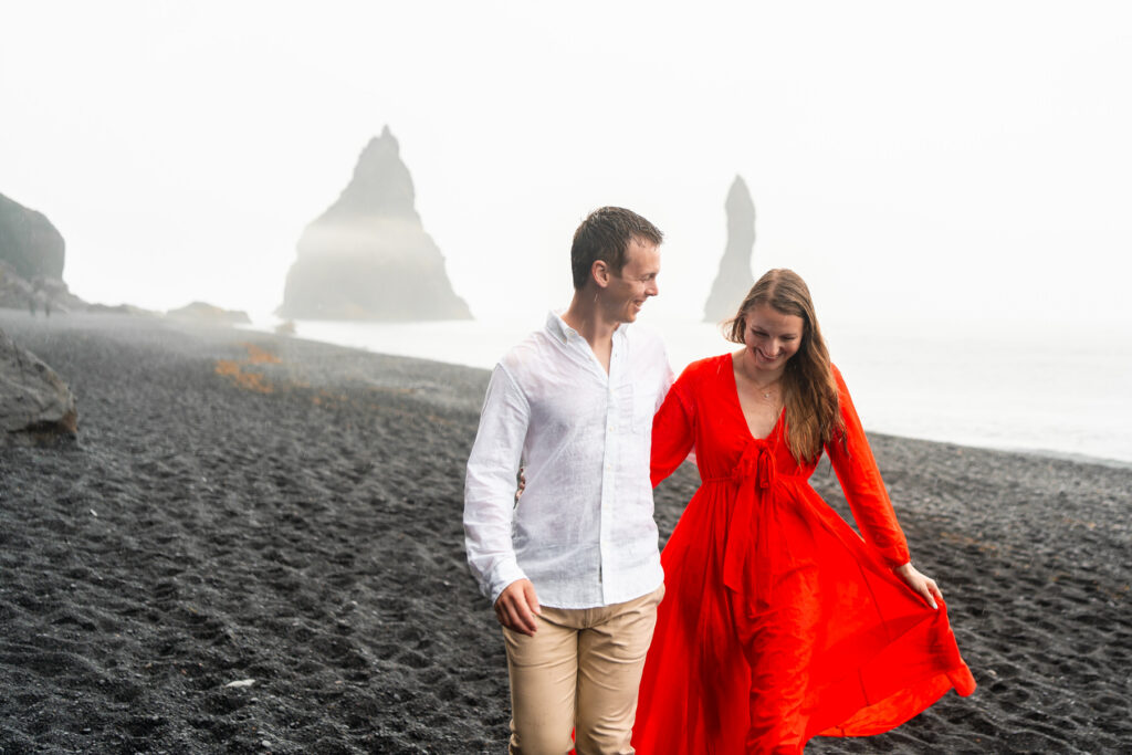iceland engagement photos by nicole chan photography